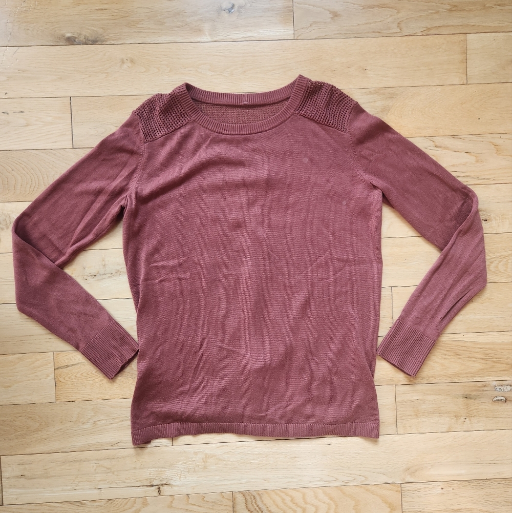 Lululemon Back To Balance Open Back Knit Sweater - XS/S